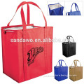 Supermarket Custom recycle high quality insulated cooler bag
